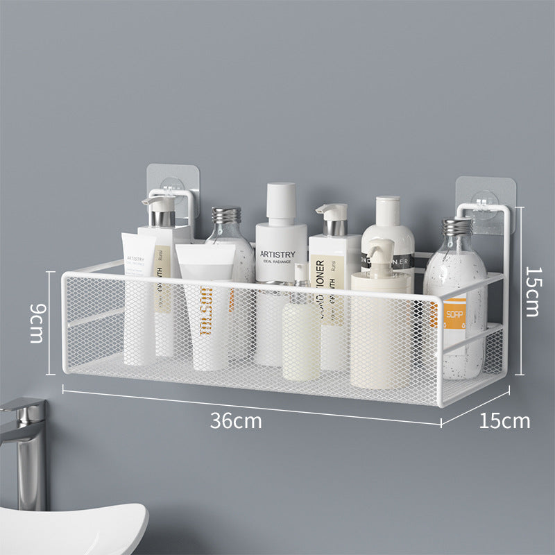 Wall-Mounted Bathroom Shelf- No Drill