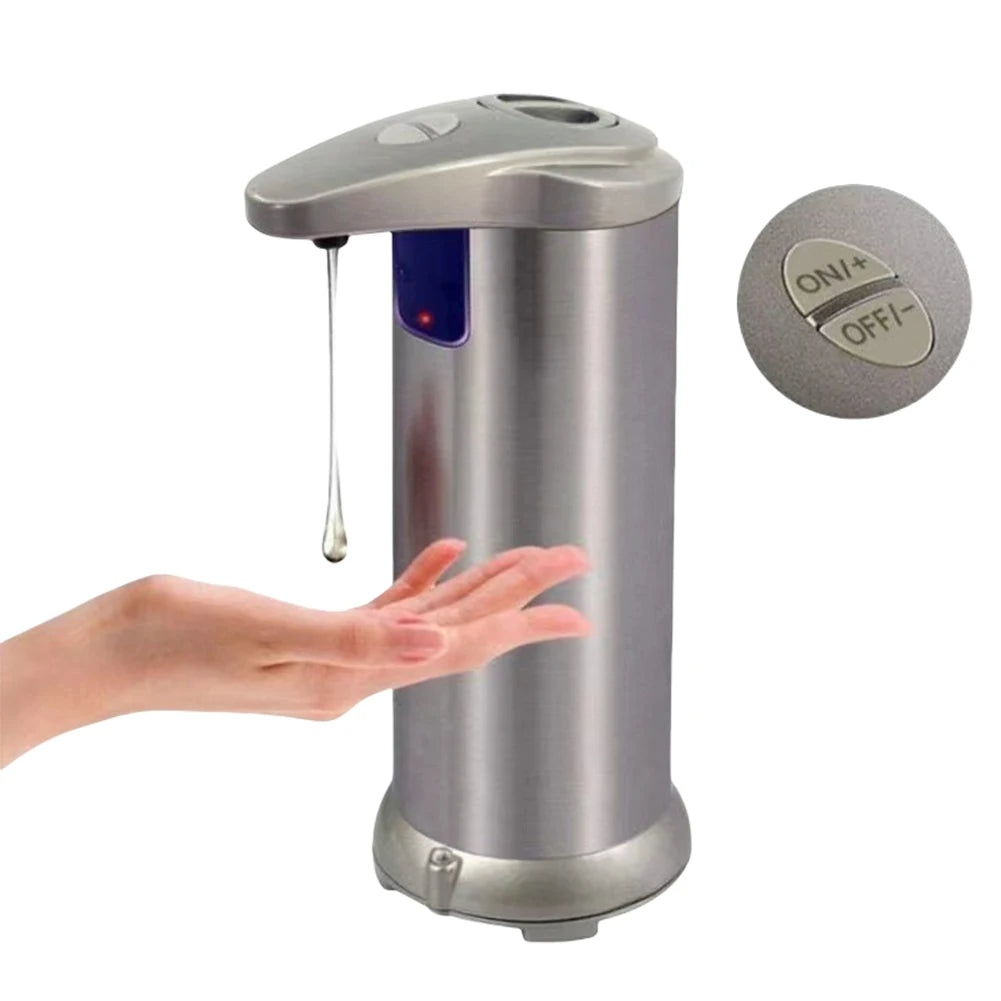 Hand Free Soap Dispenser Infrared Motion Sensor Touchless Soap Dispenser Electric Automatic Soap Dispenser for Kitchen Bathroom