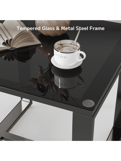 Asofer 3-Piece Wicker Muebles Set with Sofa-Style Rocking Chairs & Table, Outdoor Furniture for Camping and Garden Decor - Patio Furniture Set of 2 with Cushions for Balcony, Front Porch and Poolside