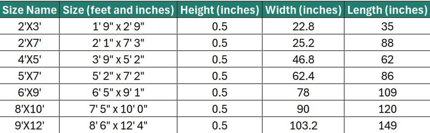 5X7 Abstract Area Rug