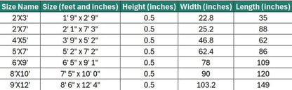 5X7 Abstract Area Rug