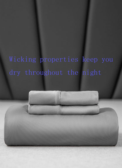 Premium Bed Sheet Set - 4 Piece Set - Hotel Luxury Bed Sheets - Extra Soft - Deep Pockets - Easy Fit - Breathable & Cooling - Wrinkle Free - Comfy (King, Gray)