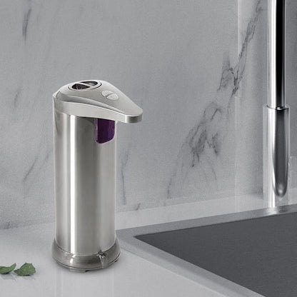 Hand Free Soap Dispenser Infrared Motion Sensor Touchless Soap Dispenser Electric Automatic Soap Dispenser for Kitchen Bathroom