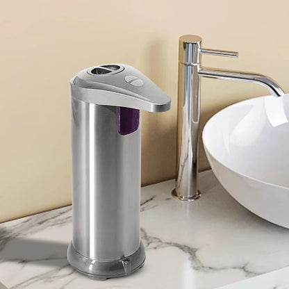 Hand Free Soap Dispenser Infrared Motion Sensor Touchless Soap Dispenser Electric Automatic Soap Dispenser for Kitchen Bathroom