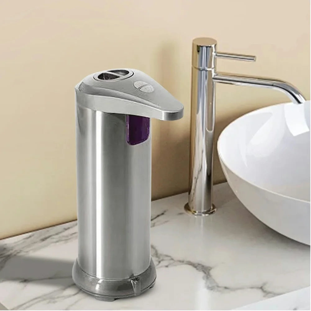 Hand Free Soap Dispenser Infrared Motion Sensor Touchless Soap Dispenser Electric Automatic Soap Dispenser for Kitchen Bathroom