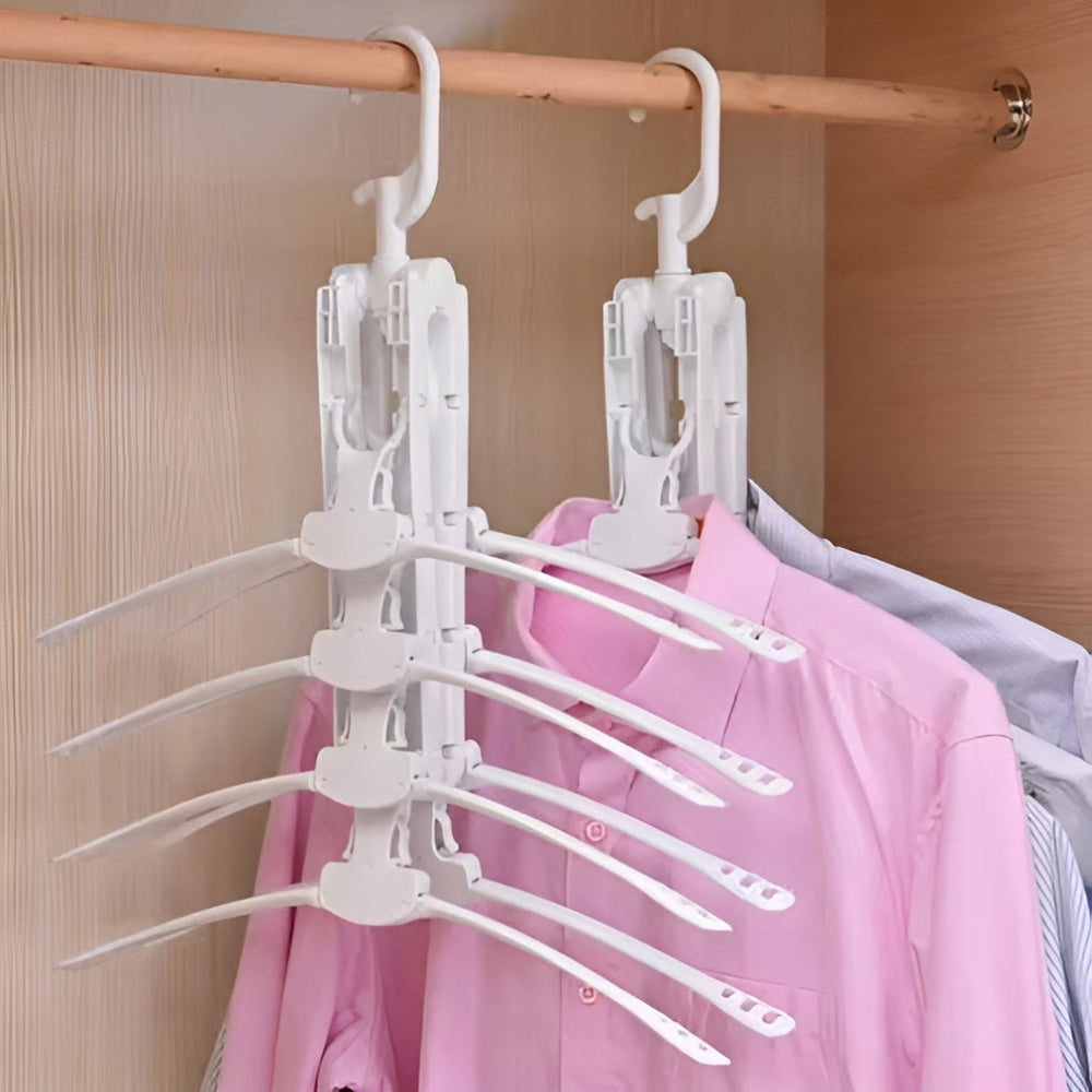 MagicFold™ 360° Rotating Hanger – Dry, Store & Save Space Like Never Before!