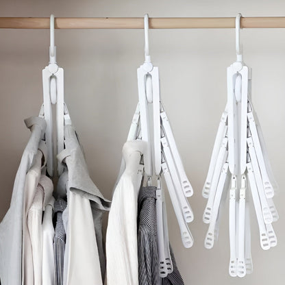 MagicFold™ 360° Rotating Hanger – Dry, Store & Save Space Like Never Before!
