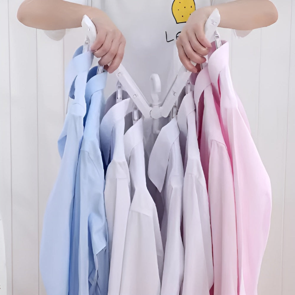 MagicFold™ 360° Rotating Hanger – Dry, Store & Save Space Like Never Before!