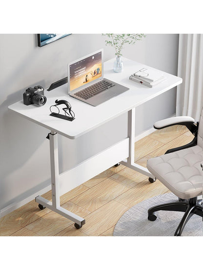 Rolling Desk Adjustable Height,Rolling Computer Cart,Portable Laptop Desk,Small Adjustable Home Office Desk,Rolling Laptop Desk,Small Portable Desk
