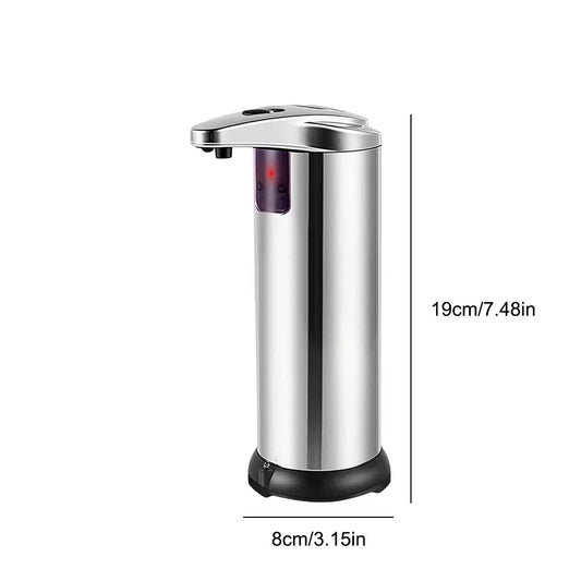 Hand Free Soap Dispenser Infrared Motion Sensor Touchless Soap Dispenser Electric Automatic Soap Dispenser for Kitchen Bathroom