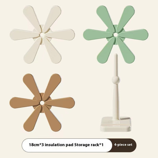 4Pcs Silicone Mat Dishes Insulation Pad Tree Shape Trivet Set Coaster for Teapot Hot Pots Halloween Placemats Table Gift Kitchen Gadgets