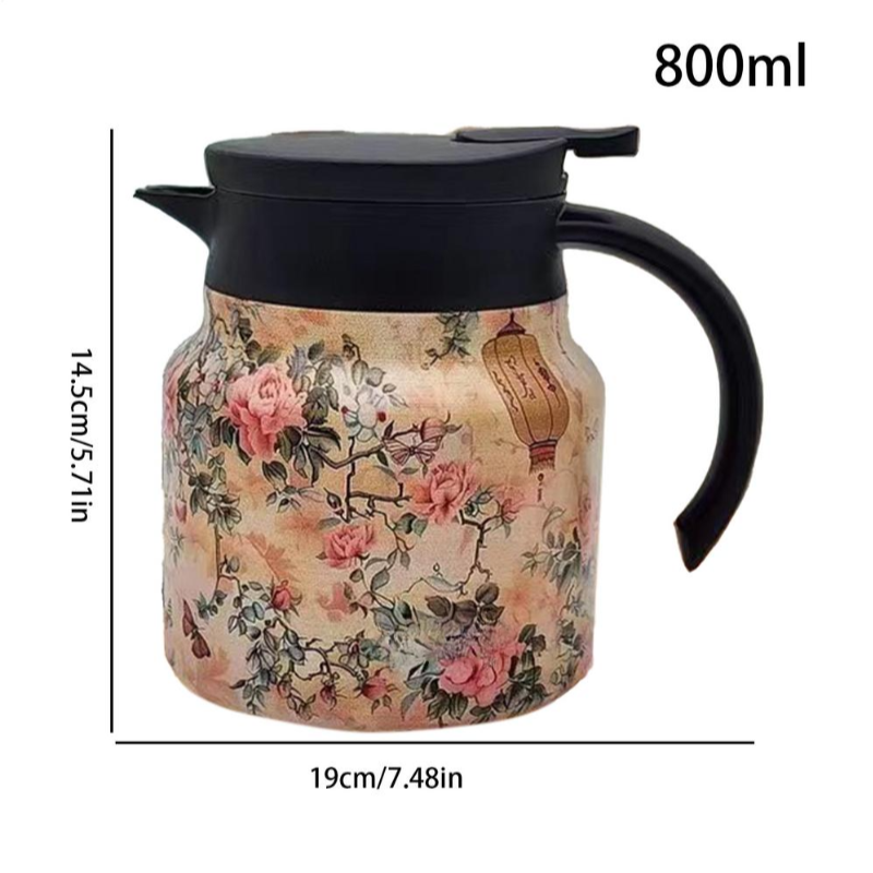 Vintage Thermal Insulation Tea & Coffee Pot – Keep Your Drinks Hot in Style